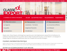 Tablet Screenshot of classe-export.org